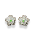 Jade Flower Earrings